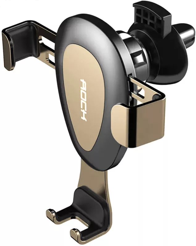 Держатель Rock Universal Gravity Air Vent Car Ball Joint Gold - фото 1
