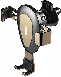Держатель Rock Universal Gravity Air Vent Car Ball Joint Gold - фото Держатель Rock Universal Gravity Air Vent Car Ball Joint Gold