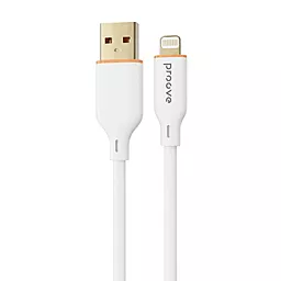USB Кабель Proove Jelly Silicone 12w lightning cable White (CCJS20001102)