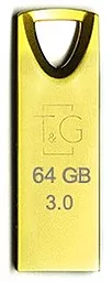 Флешка T&G 117 Metal Series 64GB USB 3.0 (TG117GD-64G3) Gold - фото Флешка T&G 117 Metal Series 64GB USB 3.0 (TG117GD-64G3) Gold