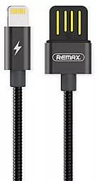 Кабель Remax Metal Serpent USB-A - Lightning 12w 2.4a 1м cable Tarnish (RC-080i) - фото Кабель Remax Metal Serpent USB-A - Lightning 12w 2.4a 1м cable Tarnish (RC-080i)