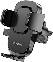 Держатель с автозажимом Borofone BH69 Air Outlet Car Holder Black - фото Держатель с автозажимом Borofone BH69 Air Outlet Car Holder Black