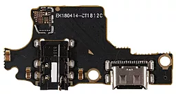 Нижняя плата Huawei Honor 10 (COL-L29) с разъемом зарядки, наушников и микрофоном