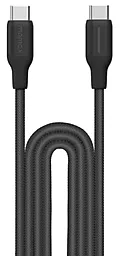 Кабель Momax 1-Link Flow USB Type-C - Type-C 100w 5a 2м PD cable Black (DC25D) - фото Кабель Momax 1-Link Flow USB Type-C - Type-C 100w 5a 2м PD cable Black (DC25D)