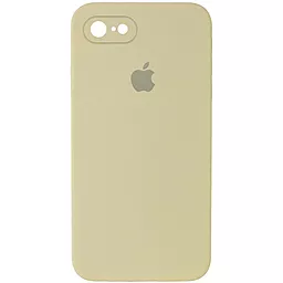 Чехол Silicone Case Full Camera Square для Apple iPhone 7, iPhone 8, iPhone SE 2020 Mellow Yellow