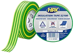 Изолента HPX IE1920 HPX52100 0.15мм х 19мм х 20м зеленая - фото Изолента HPX IE1920 HPX52100 0.15мм х 19мм х 20м зеленая