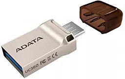Флешка ADATA 32GB UC360 USB 3.1 OTG (AUC360-32G-RGD) Golden - миниатюра 2