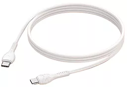 Кабель Hoco X37 Cool power USB Type-C - Type-C 60w 3a 1м PD cable White - миниатюра 3 Кабель Hoco X37 Cool power USB Type-C - Type-C 60w 3a 1м PD cable White - миниатюра 3