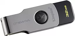 Флешка Kingston DataTraveler Swivl 32GB USB 3.0 (DTSWIVL/32GB) Black - мініатюра 3