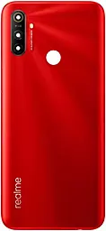 Задняя крышка корпуса Realme C3 со стеклом камеры Original Blazing Red - фото Задняя крышка корпуса Realme C3 со стеклом камеры Original Blazing Red
