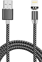 Кабель XoKo SC-355i Magneto USB-A - Lightning 12w 2.4a 1м cable Gray (SC-355i MGNT-GR) - фото Кабель XoKo SC-355i Magneto USB-A - Lightning 12w 2.4a 1м cable Gray (SC-355i MGNT-GR)