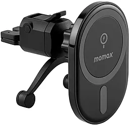 Тримач з бездротовою зарядкою, магнітний Momax CM17 Q.Mag Mount Magnetic Wirelees Charging Car Black - фото Тримач з бездротовою зарядкою, магнітний Momax CM17 Q.Mag Mount Magnetic Wirelees Charging Car Black