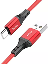 Кабель Hoco X86 Spear USB-A - Type-C 15w 3a 1м cable Red - мініатюра 2 Кабель Hoco X86 Spear USB-A - Type-C 15w 3a 1м cable Red - мініатюра 2