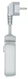 Мережевий фільтр (подовжувач) LDNio SC2413 2 розетки 10A 3xUSB-A-C 2.5см з вимикачами White - мініатюра 5
