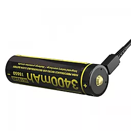 Аккумулятор Li-Ion 18650 Nitecore NL1834R (3400mAh, USB), защищенный - миниатюра 3