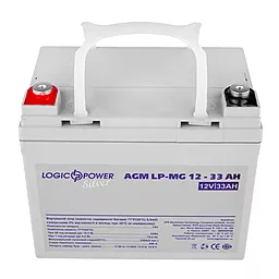 Акумуляторна батарея Logicpower 12V 33 Ah Silver (LP-MG 12 - 33 AH Silver) AGM