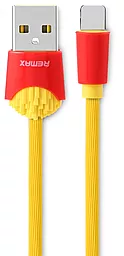 Кабель Remax Chips USB-A - Lightning 12w 2.4a 1м cable Red/Yellow (RC-114i) - фото Кабель Remax Chips USB-A - Lightning 12w 2.4a 1м cable Red/Yellow (RC-114i)