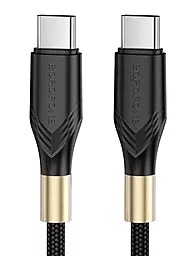 Кабель USB PD Borofone BX92 60w 3a USB Type-C - Type-C cable black
