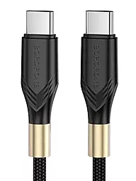 Кабель Borofone BX92 Advantage USB Type-C - Type-C 60w 3a 1м PD cable Black