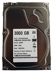 Жесткий диск i.norys SATA  3TB  7200rpm (INO-IHDD3000S3-D1-7264)