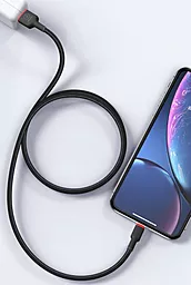 Кабель WUW X203 USB-A - micro USB 12w 2.4a 1м cable Black - миниатюра 4 Кабель WUW X203 USB-A - micro USB 12w 2.4a 1м cable Black - миниатюра 4