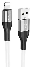 Кабель Hoco X72 Creator Silicone USB-A - Lightning 12w 2.4a 1м cable White - фото Кабель Hoco X72 Creator Silicone USB-A - Lightning 12w 2.4a 1м cable White