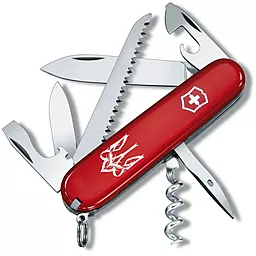 Мультитул Victorinox Camper Ukraine (1.3613_T0630u) Красный Трезубец готический белый - фото Мультитул Victorinox Camper Ukraine (1.3613_T0630u) Красный Трезубец готический белый