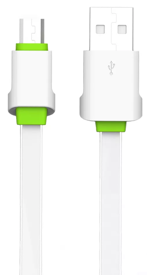Кабель LDNio USB-A - micro USB 12w 2.4а 2м cable White (LS01) - фото 1