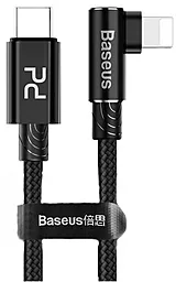 USB PD Кабель Baseus MVP Elbow 18W USB Type-C - Lightning Cable Black (CATLMVP-A01)