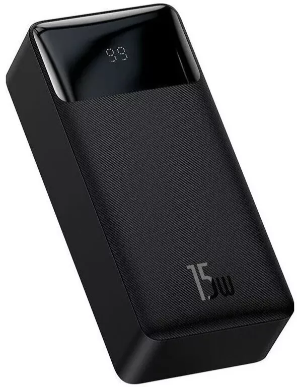 Повербанк Baseus Bipow Digital Display 30000mAh 15W Black (PPDML-K01) - фото 2