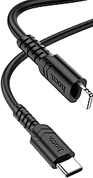 Кабель Hoco X62 Fortune USB Type-C - Lightning 20w 3a 1м PD сable Black - миниатюра 4 Кабель Hoco X62 Fortune USB Type-C - Lightning 20w 3a 1м PD сable Black - миниатюра 4