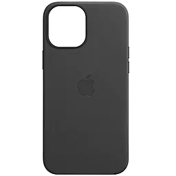 Чехол Apple Leather Case with MagSafe for iPhone 14 Black