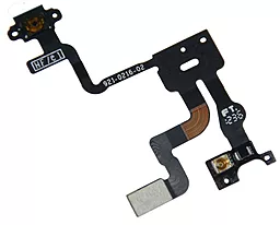 Шлейф iPhone 4S для кнопки включения с датчиком приближения - фото Шлейф iPhone 4S для кнопки включения с датчиком приближения