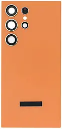 Задняя крышка корпуса Samsung Galaxy S24 Ultra S928 со стеклом камеры, Original Titanium Orange - фото Задняя крышка корпуса Samsung Galaxy S24 Ultra S928 со стеклом камеры, Original Titanium Orange