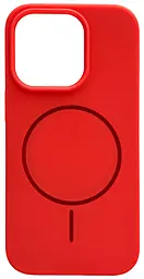 Чехол Silicone Case Full Fine Ring MagSafe для Apple iPhone 14 Pro Max Peach - фото Чехол Silicone Case Full Fine Ring MagSafe для Apple iPhone 14 Pro Max Peach