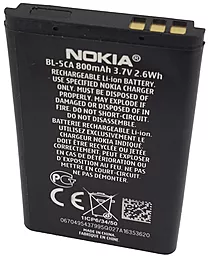 Аккумулятор Nokia BL-5CA (700 mAh) класс AA - миниатюра 3