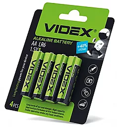 Батарейки Videx AA (LR6) 4шт