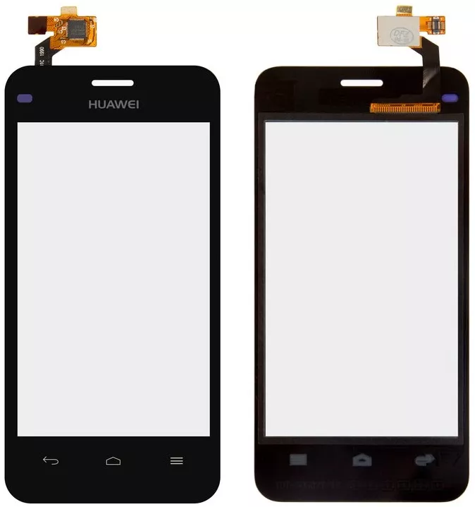 Сенсор (тачскрин) Huawei Ascend Y320-U30 Dual Sim (с разъемом для камеры) Black - фото 1