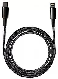 Кабель USB Baseus Tungsten Gold Fast Type-C - Lightning Cable 2м Black (CATLWJ-A01) - миниатюра 3