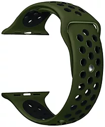 Ремінець Nike Silicon Sport Band for Apple Watch 42mm/44mm/45mm/49mm Olive Black