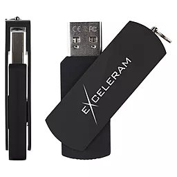Флешка Exceleram 32GB P2 Series USB 2.0 (EXP2U2BB32) Black - мініатюра 3 Флешка Exceleram 32GB P2 Series USB 2.0 (EXP2U2BB32) Black - мініатюра 3