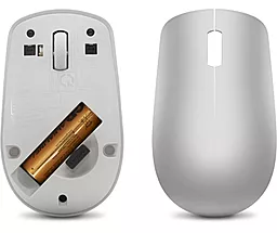 Компьютерная мышка Lenovo 530 Wireless Mouse Platinum Gray (GY50Z18984) - миниатюра 4