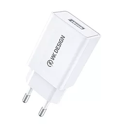 Сетевое зарядное устройство WK Design 2a home charger white (WP-U118-WH)