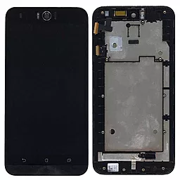 Дисплей Asus ZenFone Selfie ZD551KL (Z00UD, Z00UDH, Z00UDC, Z00UDB) з тачскріном і рамкою, Black