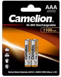 Аккумулятор Camelion AAA (R03) 1100mAh NiMH 2шт (NH-AAA1100BP2) - фото Аккумулятор Camelion AAA (R03) 1100mAh NiMH 2шт (NH-AAA1100BP2)