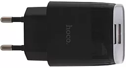 Сетевое зарядное устройство Hoco C73A 2.4a 2xUSB-A ports charger black - миниатюра 2 Сетевое зарядное устройство Hoco C73A 2.4a 2xUSB-A ports charger black - миниатюра 2