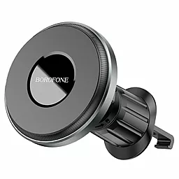 Автотримач магнітний Borofone BH77 Seaside air outlet ring magnetic car holder Black