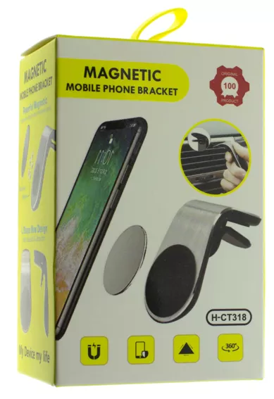Автодержатель магнитный MAGNETIC CT318 Black - фото 3