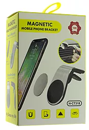 Автодержатель магнитный MAGNETIC CT318 Black - миниатюра 3 Автодержатель магнитный MAGNETIC CT318 Black - миниатюра 3