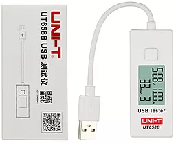 USB тестер UNI-T UT658B (ток, емкость, напряжение) c кабелем - миниатюра 5